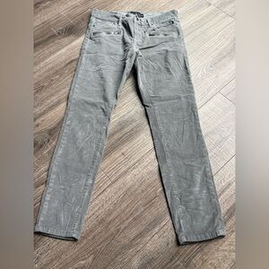 Lucky Brand Women's Corduroy Pants in Gray